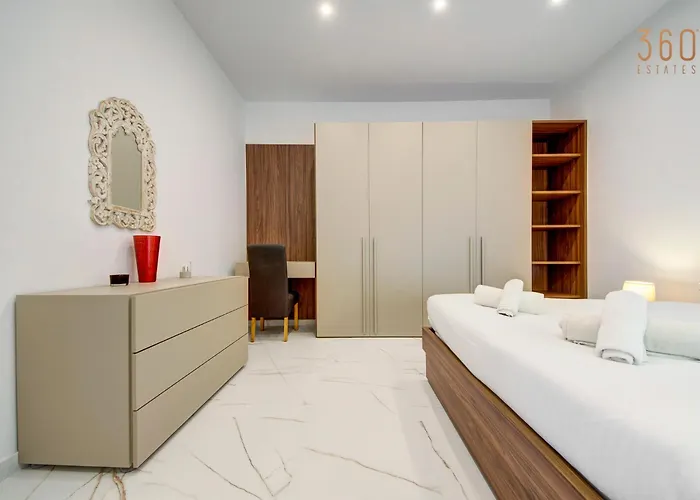 Stylish 1br With Sofabed & Backyard, By 360 Estates Apartment Attard